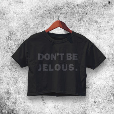 Don't Be Jelous Crop Top Don't Be Jelous Shirt Aesthetic Y2K Shirt