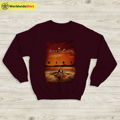 Alice In Chains Dirt 1992 Sweatshirt Alice In Chains Shirt AIC - WorldWideShirt