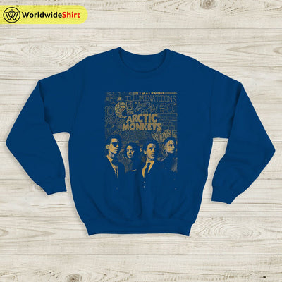 Arctic Monkeys Vintage Poster Sweatshirt Arctic Monkeys Shirt Music Shirt - WorldWideShirt