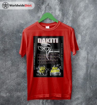 Bad Bunny Dakiti Aesthetic T Shirt Bad Bunny Shirt Rapper Shirt - WorldWideShirt