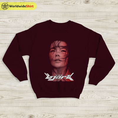 Bjork Shirt Bjork Tour Shirt Vintage 90's Sweater Bjork Shirt - WorldWideShirt