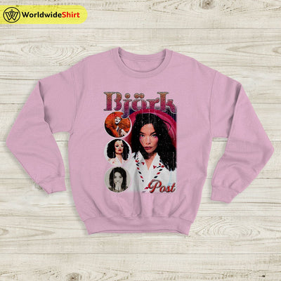 Bjork Sweatshirt Bjork Post Shirt Vintage 90's Sweater Bjork Shirt - WorldWideShirt