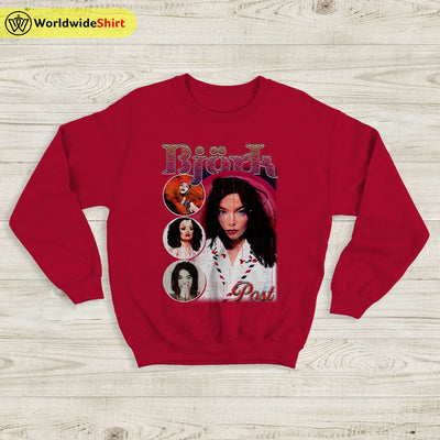 Bjork Sweatshirt Bjork Post Shirt Vintage 90's Sweater Bjork Shirt - WorldWideShirt