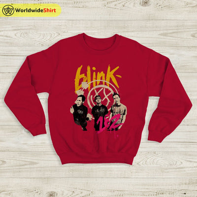 Blink-182 Vintage Tour 90's Sweatshirt Blink-182 Shirt Music Shirt - WorldWideShirt