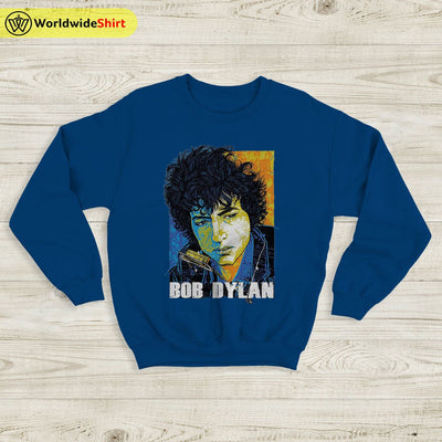 Bob Dylan Pop Art Graphic Sweatshirt Bob Dylan Shirt Music Shirt - WorldWideShirt