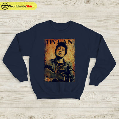 Bob Dylan Young Vintage 90's Sweatshirt Bob Dylan Shirt Music Shirt - WorldWideShirt