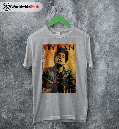 Bob Dylan Young Vintage 90's T Shirt Bob Dylan Shirt Music Shirt - WorldWideShirt