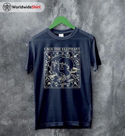 Cage The Elephant Merch Band Tour Vintage T Shirt Cage The Elephant Shirt - WorldWideShirt