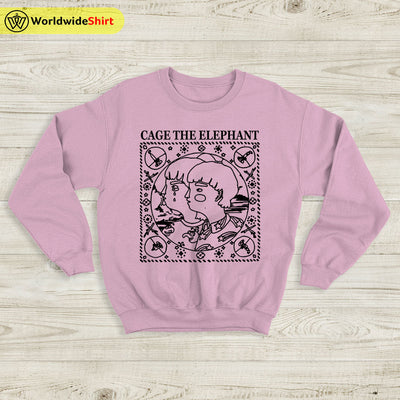 Cage The Elephant Sweatshirt Band Tour Vintage Sweater Cage The Elephant Merch - WorldWideShirt