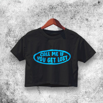 Call Me if You Get Lost Crop Top Tyler the Creator Shirt Aesthetic Y2K Shirt - WorldWideShirt