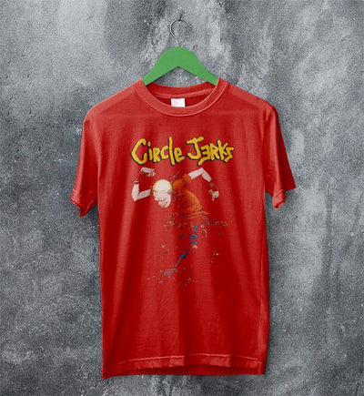Circle Jerks Vintage Logo T Shirt Circle Jerks Shirt Music Shirt - WorldWideShirt