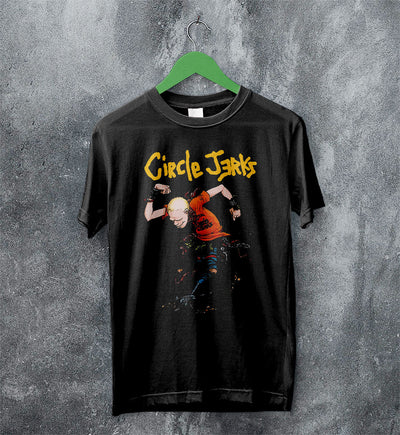 Circle Jerks Vintage Logo T Shirt Circle Jerks Shirt Music Shirt - WorldWideShirt