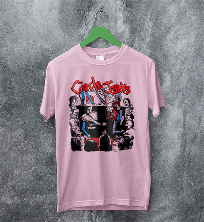 Circle Jerks Vintage Tour T Shirt Circle Jerks Shirt Music Shirt - WorldWideShirt