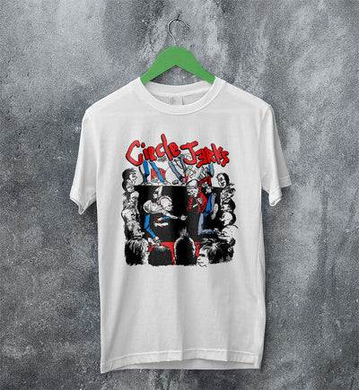 Circle Jerks Vintage Tour T Shirt Circle Jerks Shirt Music Shirt - WorldWideShirt