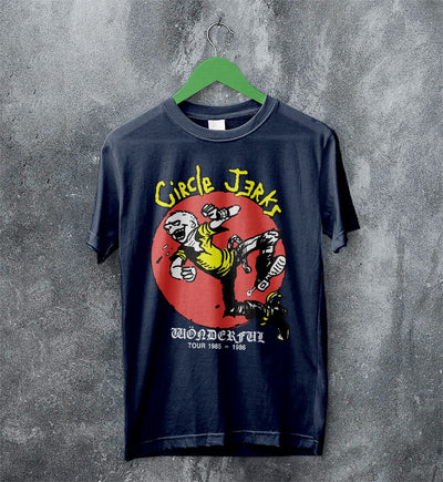 Circle Jerks Wonderful Tour T Shirt Circle Jerks Shirt Music Shirt - WorldWideShirt