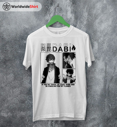 Dabi Aesthetic T-shirt Boku No Hero Academia Shirt BNHA Merch - WorldWideShirt