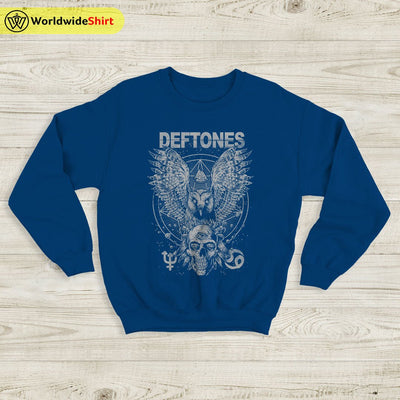 Deftones Owl And Skull Sweatshirt Deftones Shirt Rock Band - WorldWideShirt