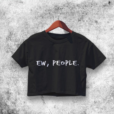 EW PEOPLE Crop Top EW PEOPLE Shirt Aesthetic Y2K Shirt - WorldWideShirt
