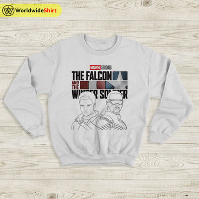 Falcon and the Winter Soldier Line Sweatshirt The Avengers Shirt Movie Shirt - WorldWideShirt
