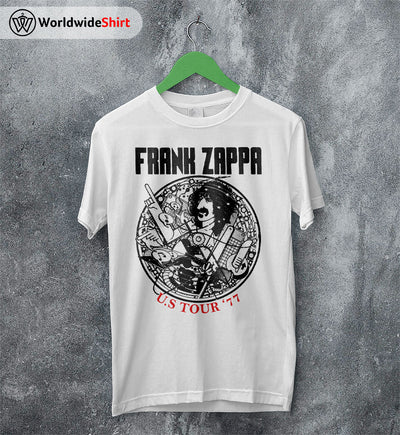 Frank Zappa US Tour 77' T Shirt Frank Zappa Shirt Music Shirt - WorldWideShirt