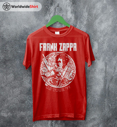 Frank Zappa US Tour 77' T Shirt Frank Zappa Shirt Music Shirt - WorldWideShirt