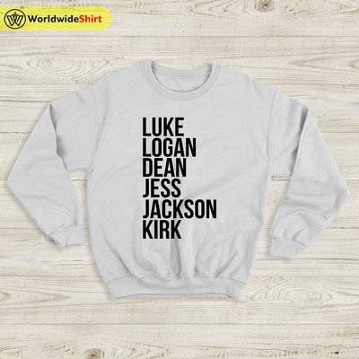 Gilmore Girls Men Cast Sweatshirt Gilmore Girls Shirt TV Show shirt - WorldWideShirt