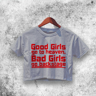 Good Girl Go To Heaven Crop Top Good Girl Shirt Aesthetic Y2K Shirt - WorldWideShirt