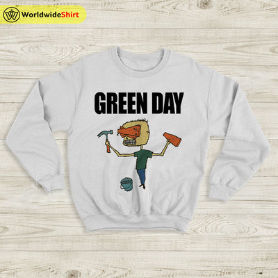 Green Day Tour Vintage 90's Sweatshirt Green Day Shirt Rock Band Shirt - WorldWideShirt