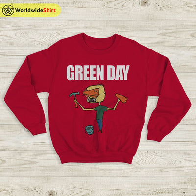 Green Day Tour Vintage 90's Sweatshirt Green Day Shirt Rock Band Shirt - WorldWideShirt