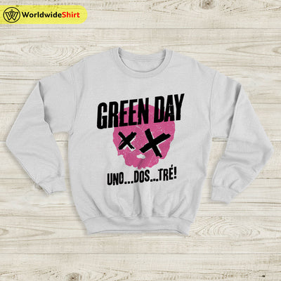 Green Day Uno Dos Tre Sweatshirt Green Day Shirt Rock Band Shirt - WorldWideShirt