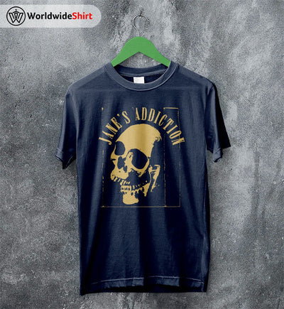 Jane's Addiction Skull Logo Vintage 90's T shirt Jane's Addiction Shirt - WorldWideShirt