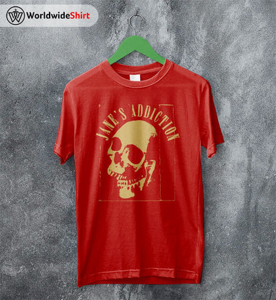 Jane's Addiction Skull Logo Vintage 90's T shirt Jane's Addiction Shirt - WorldWideShirt