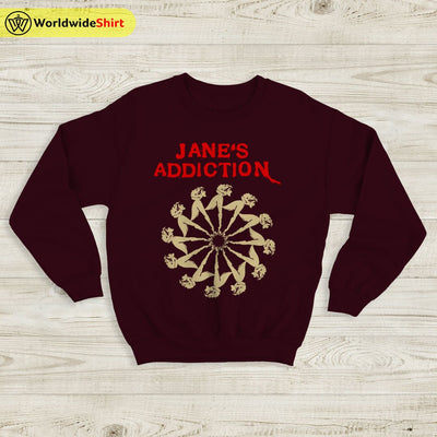 Jane's Addiction Vintage Logo Sweatshirt Jane's Addiction Shirt - WorldWideShirt