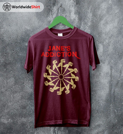 Jane's Addiction Vintage Logo T shirt Jane's Addiction Shirt - WorldWideShirt