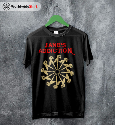 Jane's Addiction Vintage Logo T shirt Jane's Addiction Shirt - WorldWideShirt