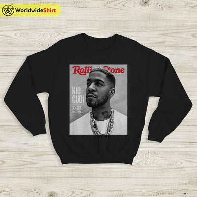 Kid Cudi Rolling Stone Sweatshirt Kid Cudi Shirt Rapper Shirt - WorldWideShirt