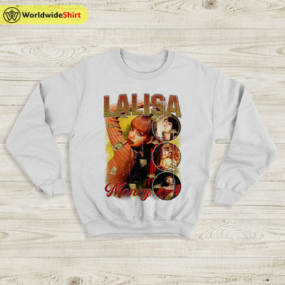 Lalisa Money Vintage 90's Sweatshirt BLACKPINK Shirt KPOP Shirt - WorldWideShirt