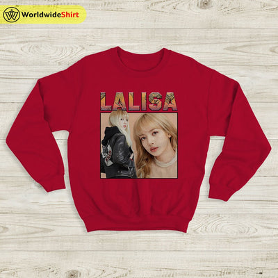 Lalisa Raptee Vintage 90's Sweatshirt BLACKPINK Shirt KPOP Shirt - WorldWideShirt