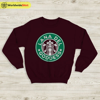 Lana Del Rey Goddes Sweatshirt Lana Del Rey Shirt Starbucks Shirt - WorldWideShirt