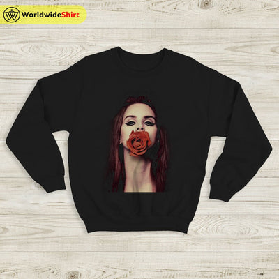 Lana Del Rey Rose Photo Sweatshirt Lana Del Rey Shirt Lana Merch - WorldWideShirt