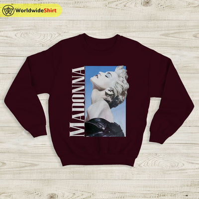 Madonna 90's Vintage Sweatshirt Madonna Shirt Music Shirt - WorldWideShirt