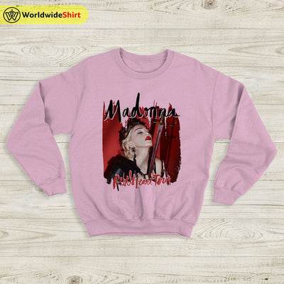 Madonna Rebel Heart 90's Vintage Sweatshirt Madonna Shirt Music Shirt - WorldWideShirt