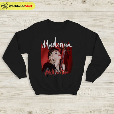 Madonna Rebel Heart 90's Vintage Sweatshirt Madonna Shirt Music Shirt - WorldWideShirt