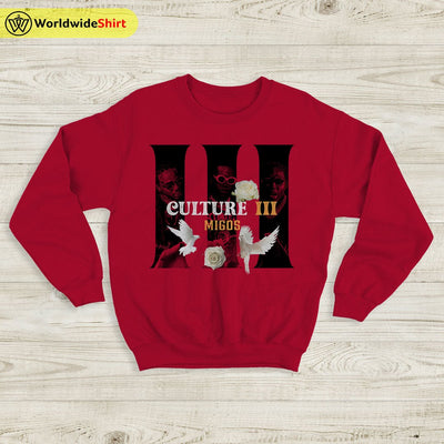 Migos Sweatshirt Migos Culture III Tour Sweater Migos Shirt - WorldWideShirt