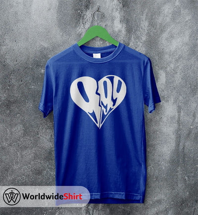 999 Broken Heart Shirt Juice WRLD T-Shirt Rapper Music Shirt - WorldWideShirt