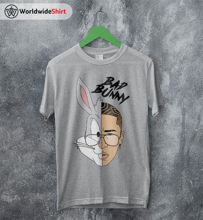 Bugs Bunny X Bad Bunny T Shirt Bad Bunny Shirt Bad Bunny Rapper Shirt