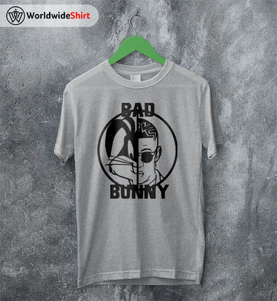 Bad Bunny X Bugs Bunny T Shirt Bad Bunny Shirt Bad Bunny Rapper Shirt