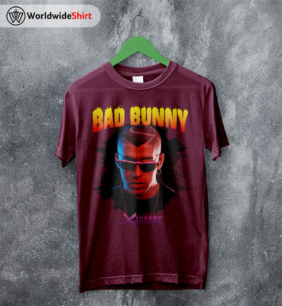 Bad Bunny X100Pre Tour T Shirt Bad Bunny Rapper Shirt