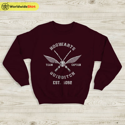 Hogwarts Quidditch Teams Sweatshirt Harry Potter Shirt Hogwarts Shirt