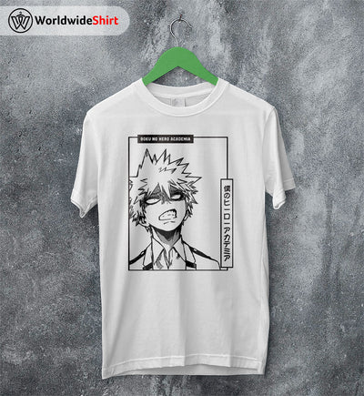 Katsuki Bakugo T-shirt Boku No Hero Academia Shirt BNHA Merch